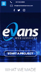 Mobile Screenshot of evanswebservices.com